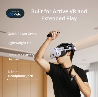 BOBOVR E3 Pro Battery Strap - For Quest 3 & 3S – Bild 3