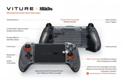 VITURE Luma Pro x 8BitDo Ultimate Mobile Gaming Pack – Bild 2