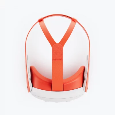 Headset-Einlage und Headset-Riemen für Meta Quest 3 (Blood Orange) – Bild 3