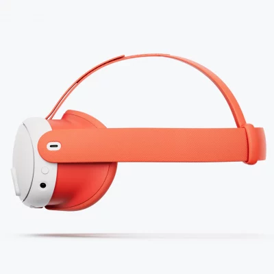 Headset-Einlage und Headset-Riemen für Meta Quest 3 (Blood Orange) – Bild 5